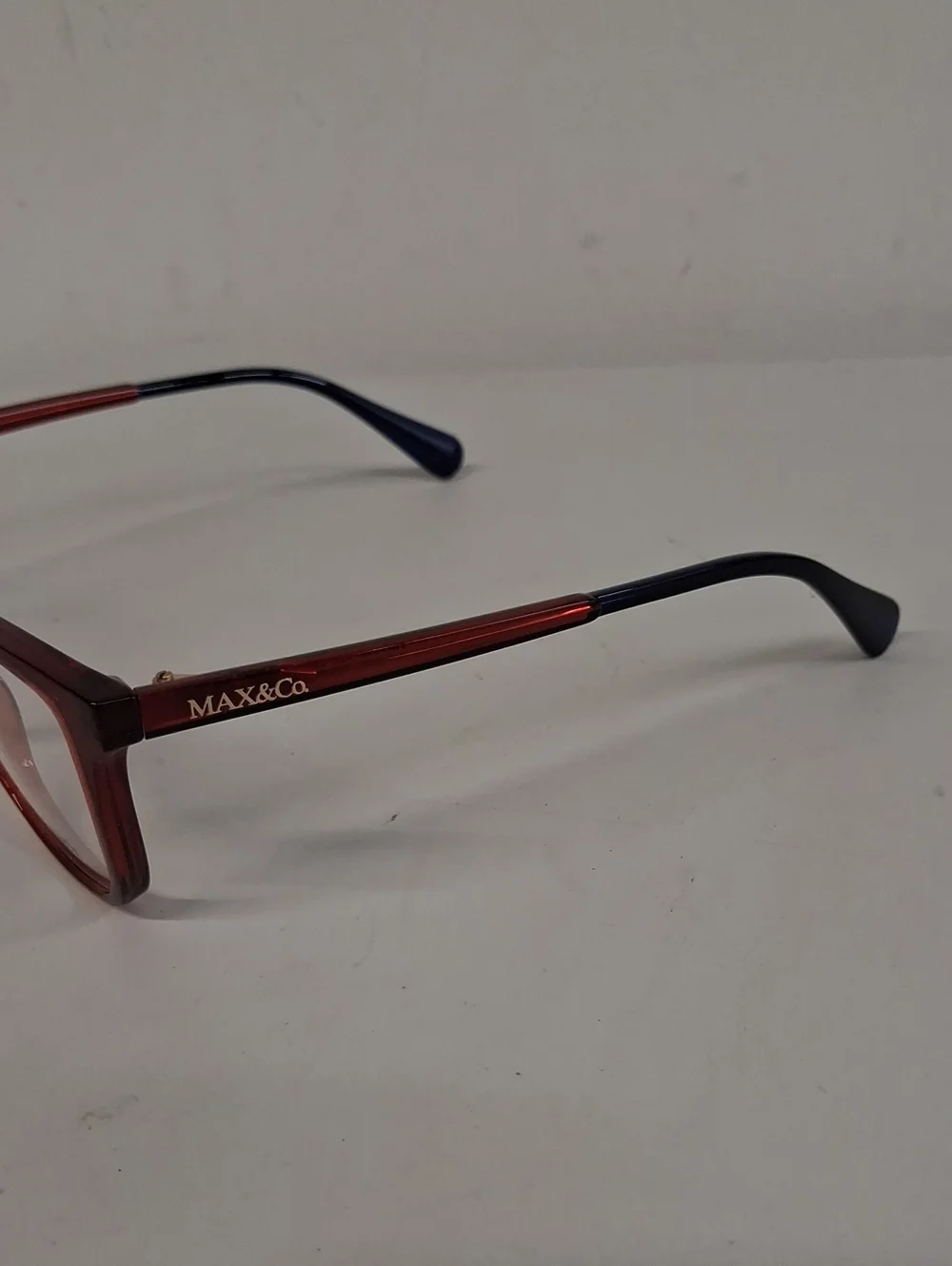 NWOT Womens Rxable Max & Co. MO5038 066 Red/Blue Eyeglass Frames